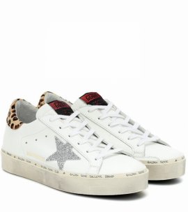 Hi Star Leather Sneakers In White