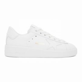 Pure Leather Low-top Sneakers In White
