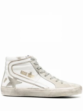 Signature Star Patch Sneakers In White