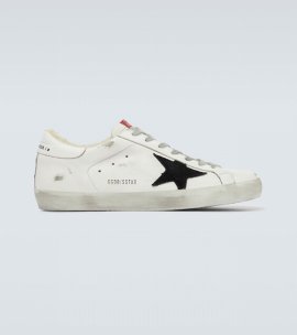 Superstar Shearling-lined Trainers In White/black