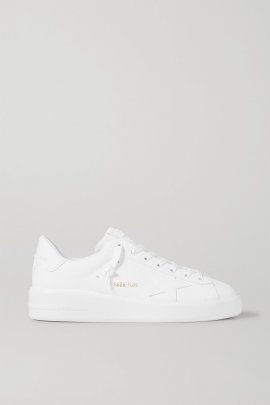 Pure Star Leather Sneakers In White