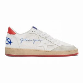 Ballstar Net Upper Suede Toe Leather Star And Spur In White