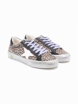 Kids' May Leopard Sneakers In Brown