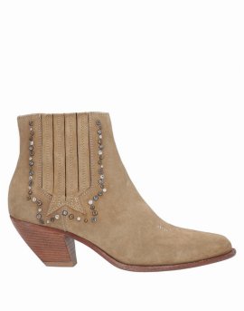 Ankle Boots In Beige