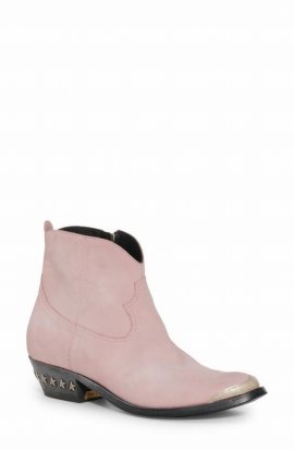 Young Western Boot In Baby Pink