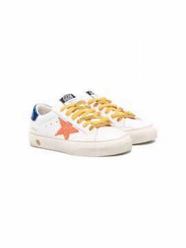 Teen Star Logo Trainers In White