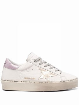 Star-patch Low-top Sneakers In White