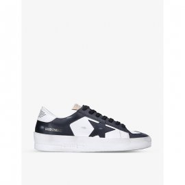Women's White/blk Women's Stardan 10283 Low-top Leather Trainers