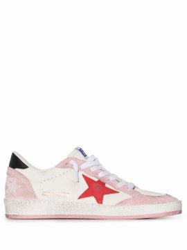 Superstar Lace-up Trainers In Weiss