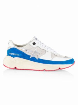 Running Sole Sneakers In White Blue
