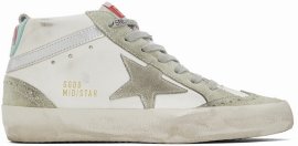 Ssense Exclusive White & Gray Mid Star Classic Sneakers