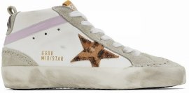 Ssense Exclusive White & Gray Mid Star Classic Sneakers