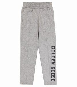 Kids' Printed Cotton-blend Sweatpants In Gray