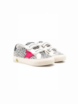 Kids' May Glitter-detail Sneakers In White