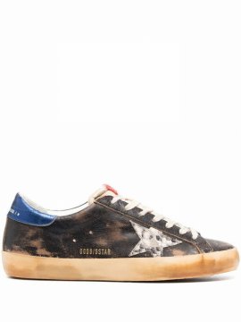 Superstar Lace-up Sneakers In Braun