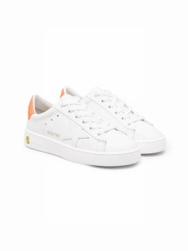 Kids' Purestar Leather Sneakers In White