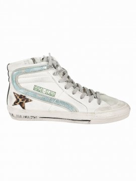 Mid-star Sneakers In White/ice
