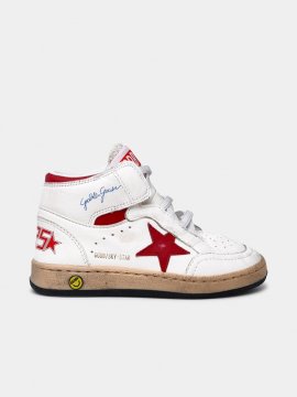 Sky Star Sneakers In White Leather