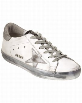 Superstar Leather Sneaker In Silver
