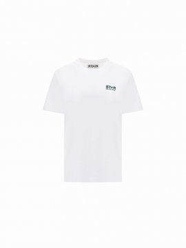 T-shirt In Optic White/green