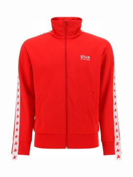 Jacket In Tango Red/white