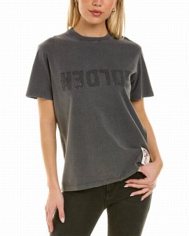 Logo Cotton T-shirt In Anthracite