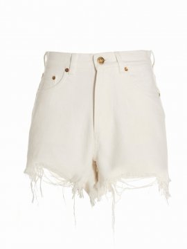 Shorts 'bull Over Dyed-365' In Offwhite