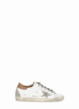 Classic Super Star Spur Sneakers In White/ice/light Brown