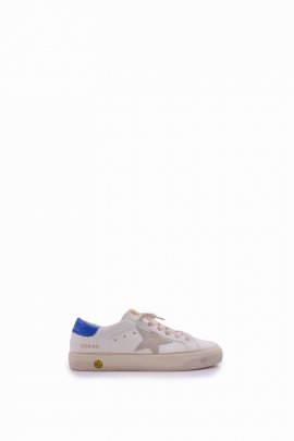 Kids' Leather May Sneakers In White