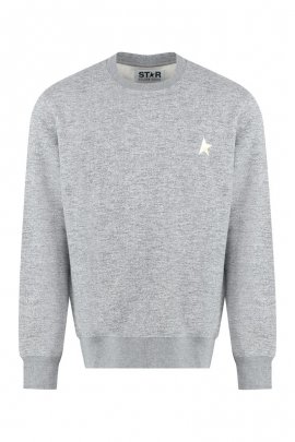 One Star Long-sleeve Sweatshirt In Grey