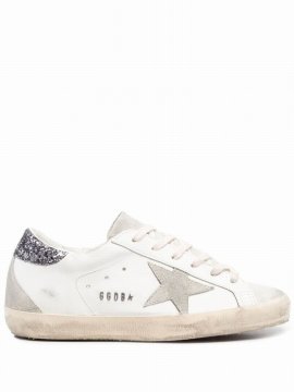 Super-star Leather Sneakers In Grey