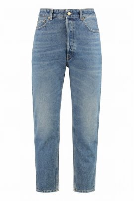 Deluxe Brand Straight Leg Jeans In Denim