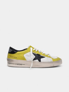 Sneakers In Yellow Leather By Stardan