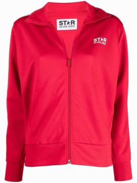 Denise Star Collection Zipped Sweatshirt In Red