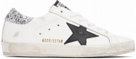 Ssense Exclusive White Super-star Sneakers In White/black