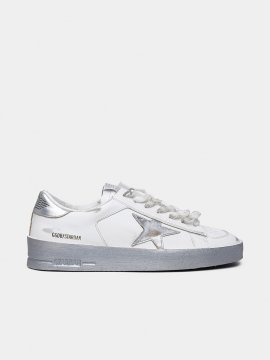 Stardan White Leather Sneakers