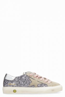 Kids' May Low-top Sneakers In Grey Taupe Silver