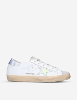 Women's Other Women's Exclusive Superstar Iridescent-star Low-top Leather Trainers