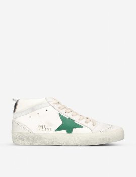 Women's White/oth Women's Mid Star 15426 Leather Mid-top Trainers