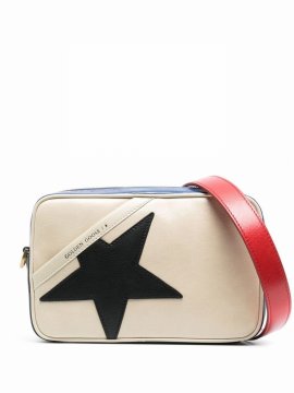 Star-patch Shoulder Bag In Weiss