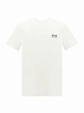 Star T-shirt In Optic White/black