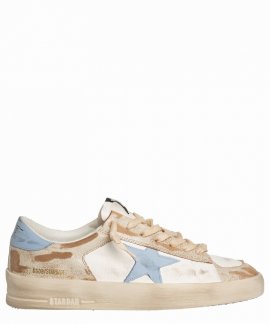 Stardan Leather Sneakers In White