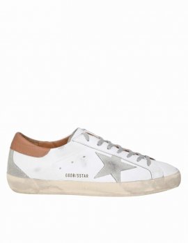 Superstar Sneakers In White Leather In Multi