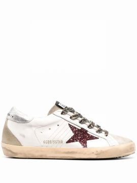 White Super-star Leather Sneakers