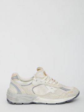 Running Dad Leather Low-top Sneakers In White