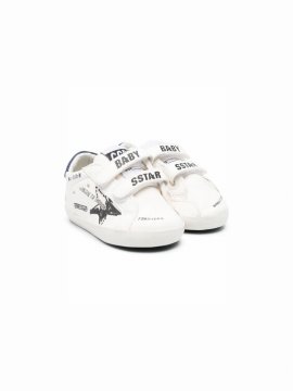 Babies' Touch-strap Fastening Sneakers In White