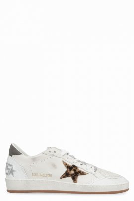 Ball Stars Leather Low-top Sneakers In White