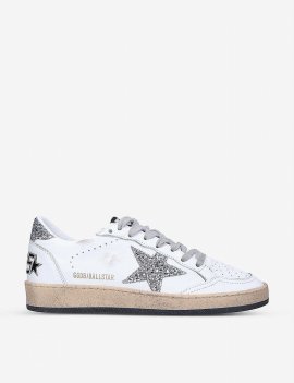 Ball Star 11325 Leather Low-top Trainers In White/oth
