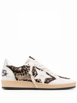 Ball Star Sneakers Mit Print In Brown