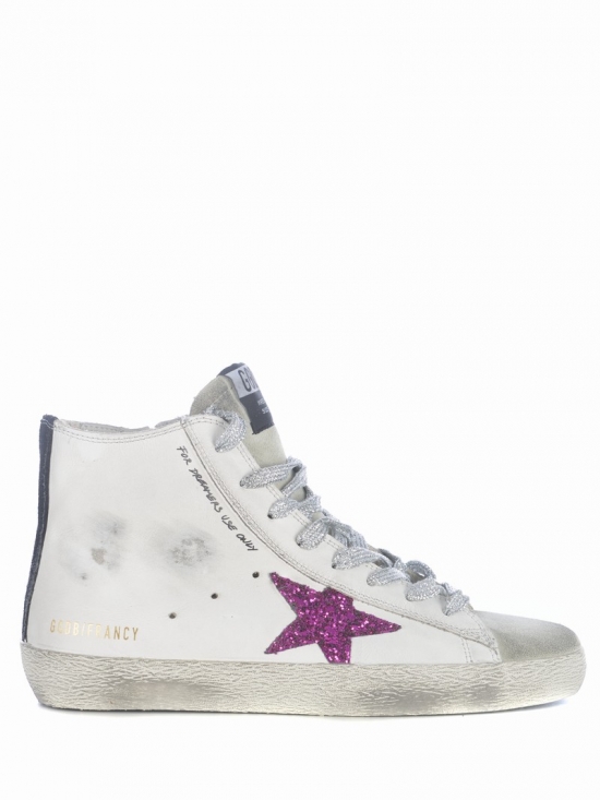High Top Sneakers "fracy" In Bianco